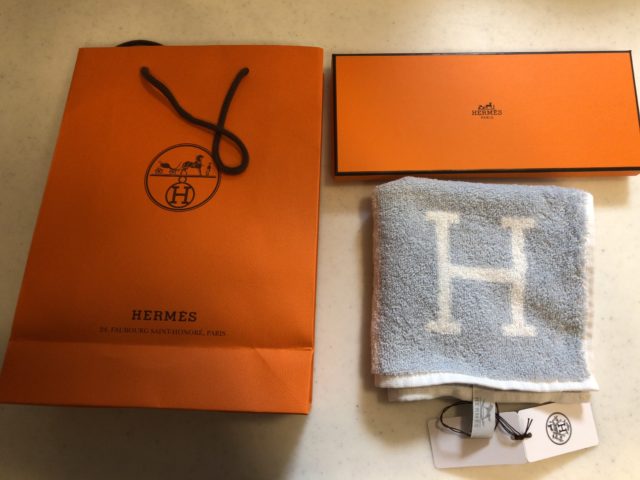 【新品】【正規品】HERMES アヴァロン ミニタオル