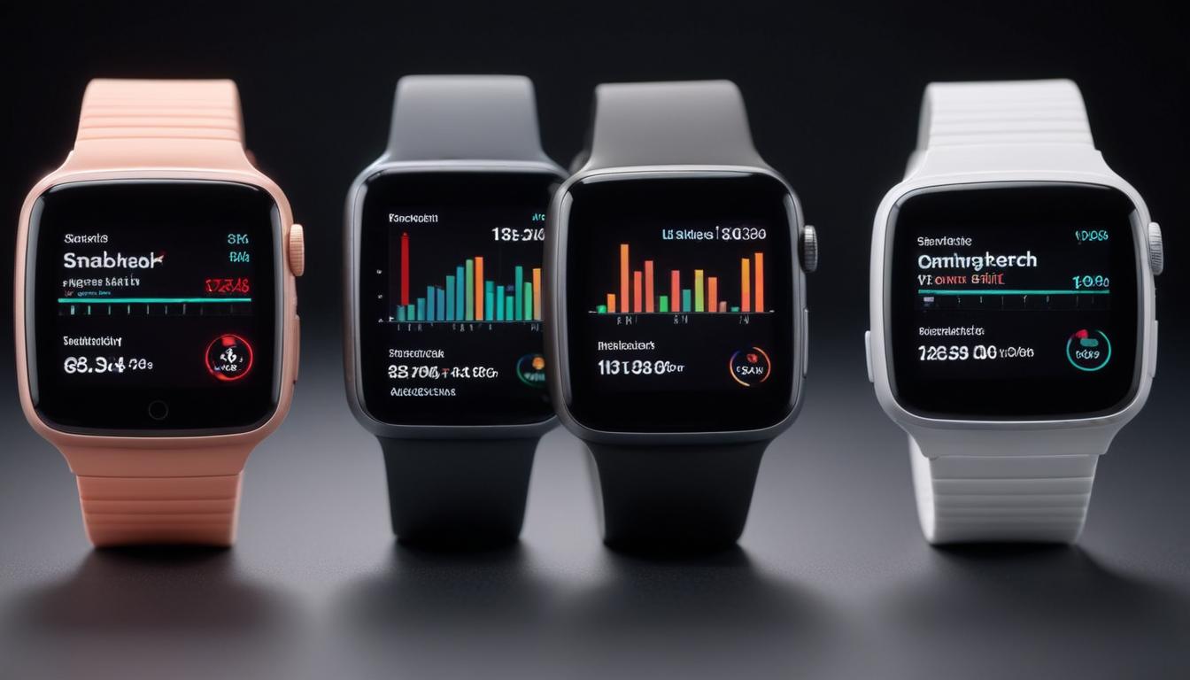 3機種の価格帯を棒グラフで視覚化したイメージ - Apple Watch Ultra 3が突出して高く、Galaxy Watch 7が最も手頃