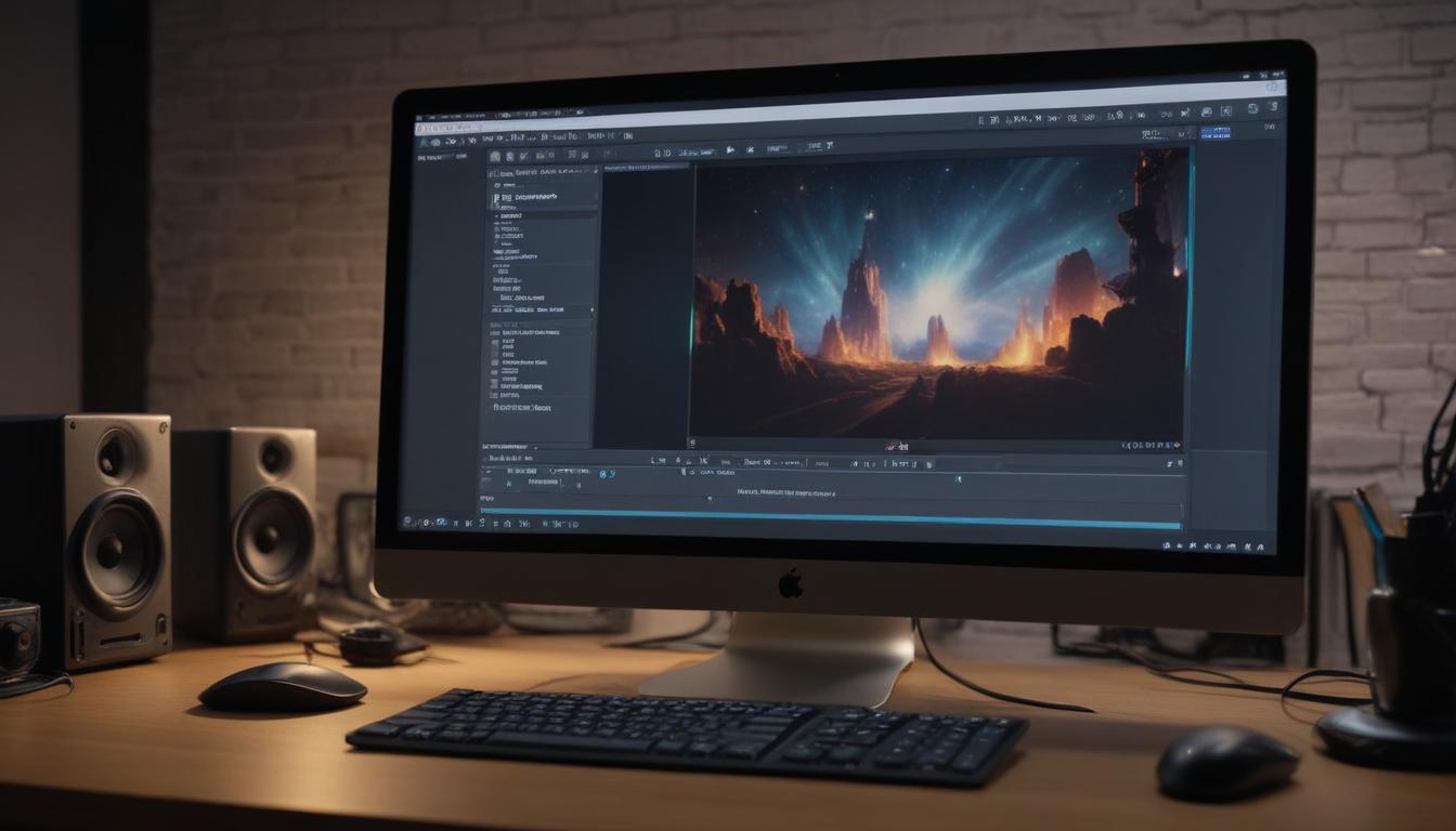 パソコンのブラウザでSynology DSMのセットアップウィザード画面を表示している写真
