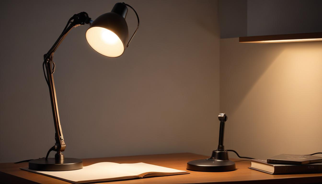 Dyson Lightcycle Morphが4つのモード（タスクライト、間接照明、アンビエント、スポットライト）で使用されている写真