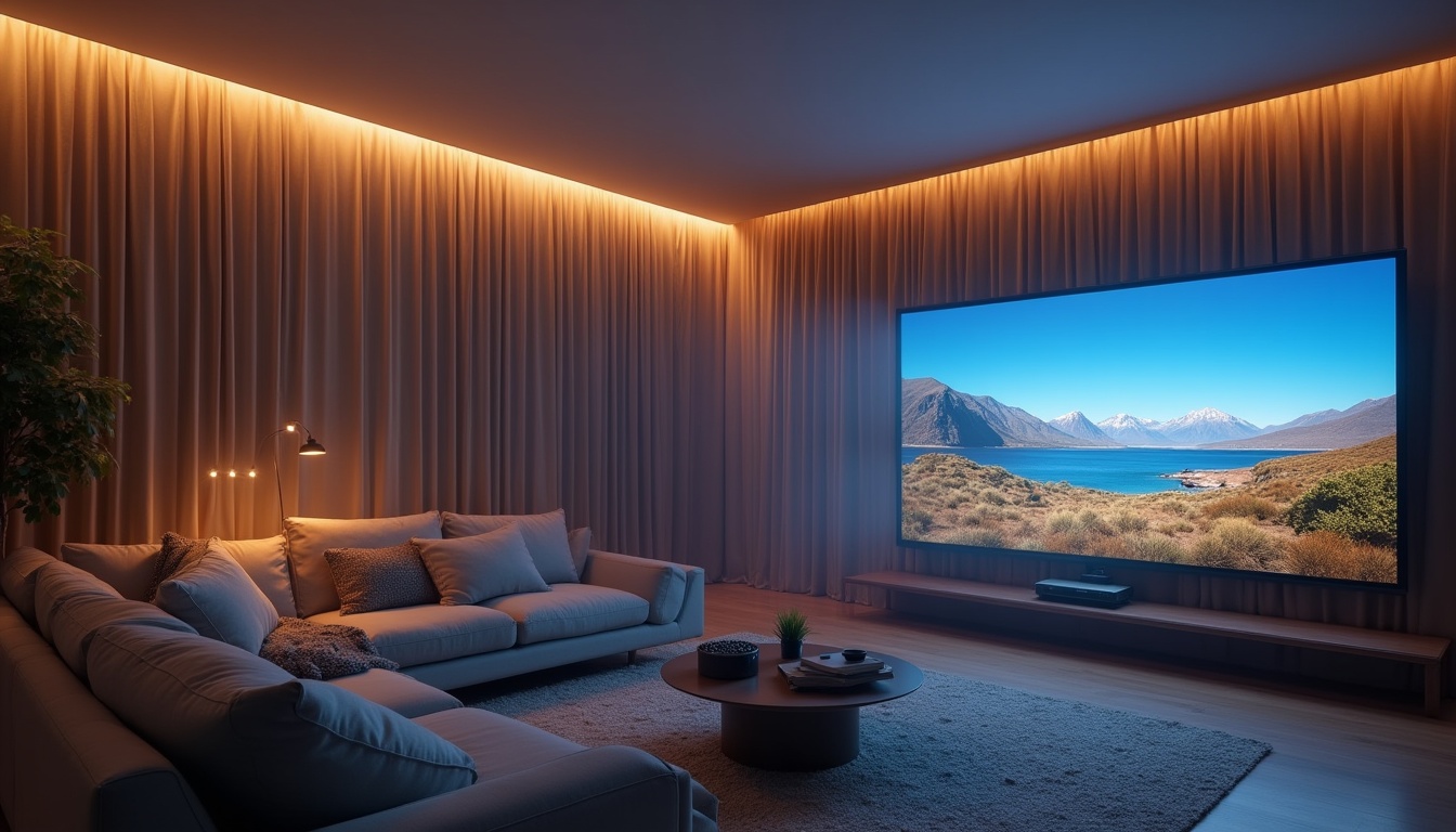 XGIMI Aura 2の本体外観。スタイリッシュなデザインでリビングに溶け込む