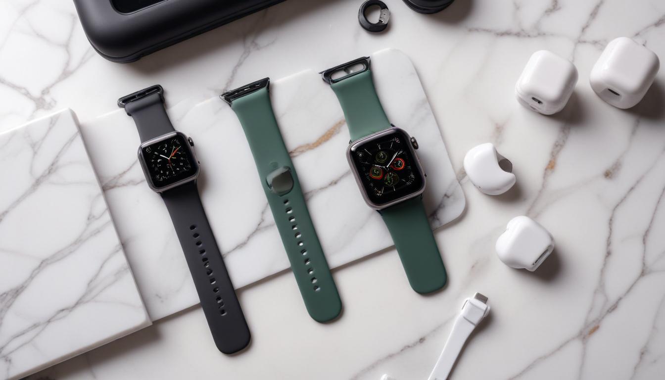 Apple Watchおすすめアクセサリー3点 - スポーツバンド、3in1充電器、保護ケース