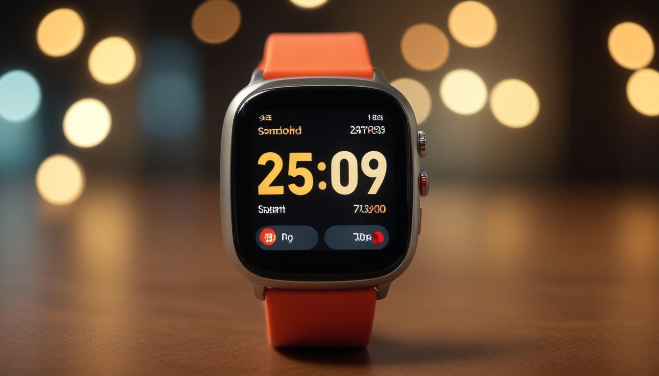 Apple Watchのタイマー画面とポモドーロテクニックの25分+5分サイクル図解