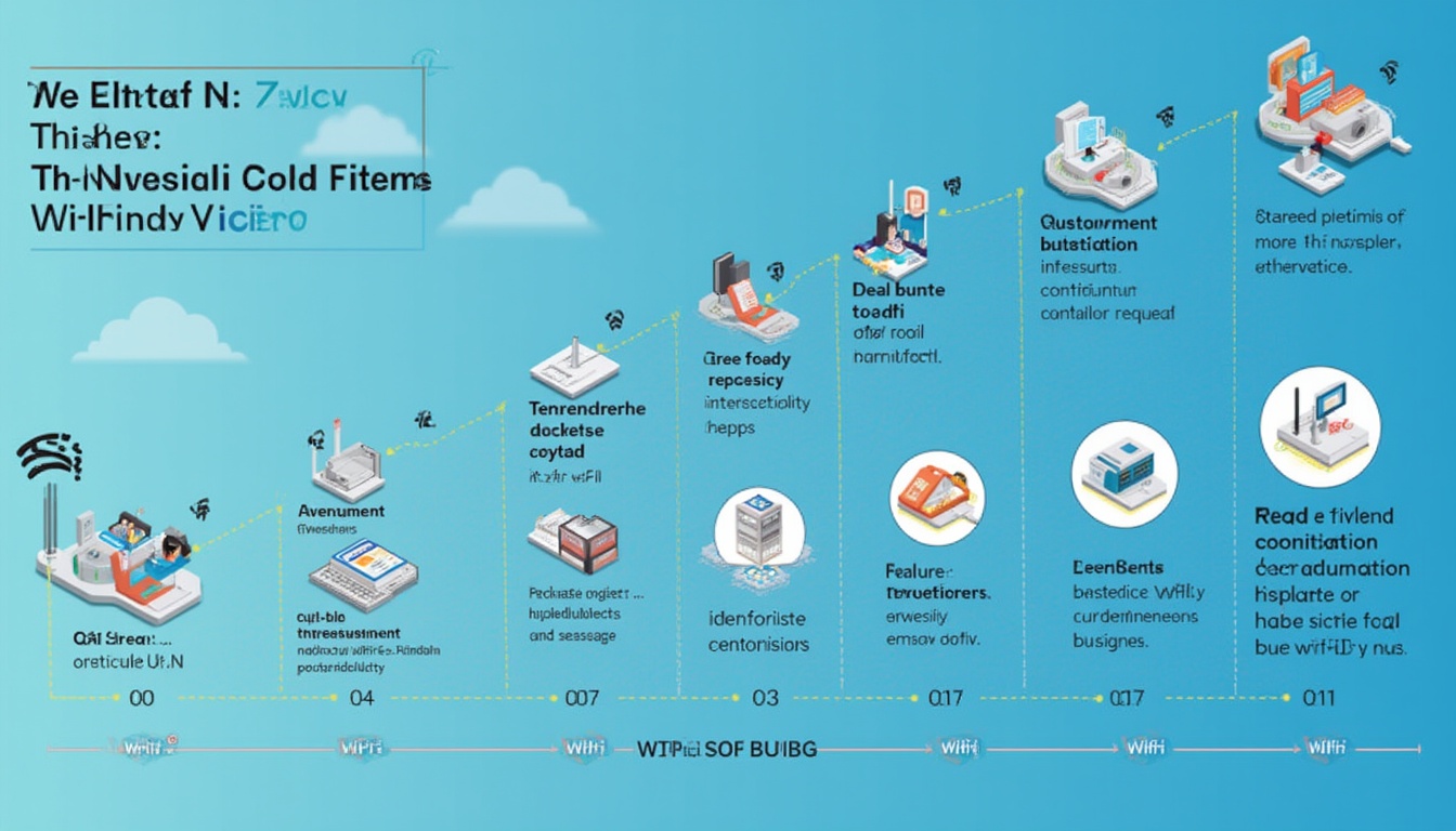 Wi-Fi規格の進化比較イメージ - Wi-Fi 5からWi-Fi 7までの速度と機能の進化