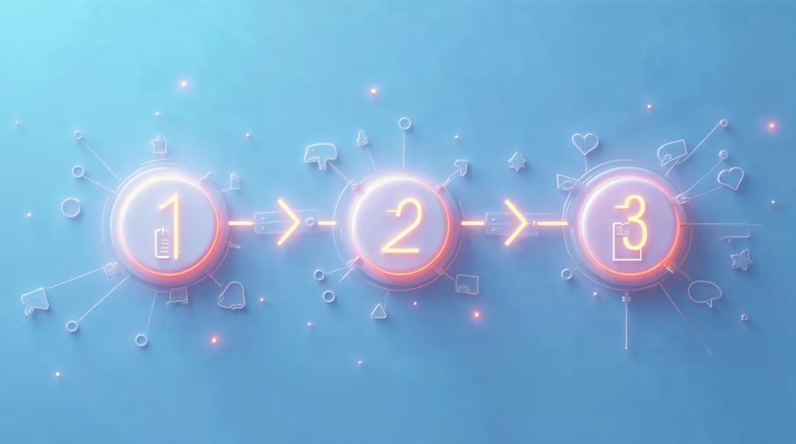 MNP乗り換えの手順を図解したフロー図 - 予約番号取得から回線切替までの4ステップ