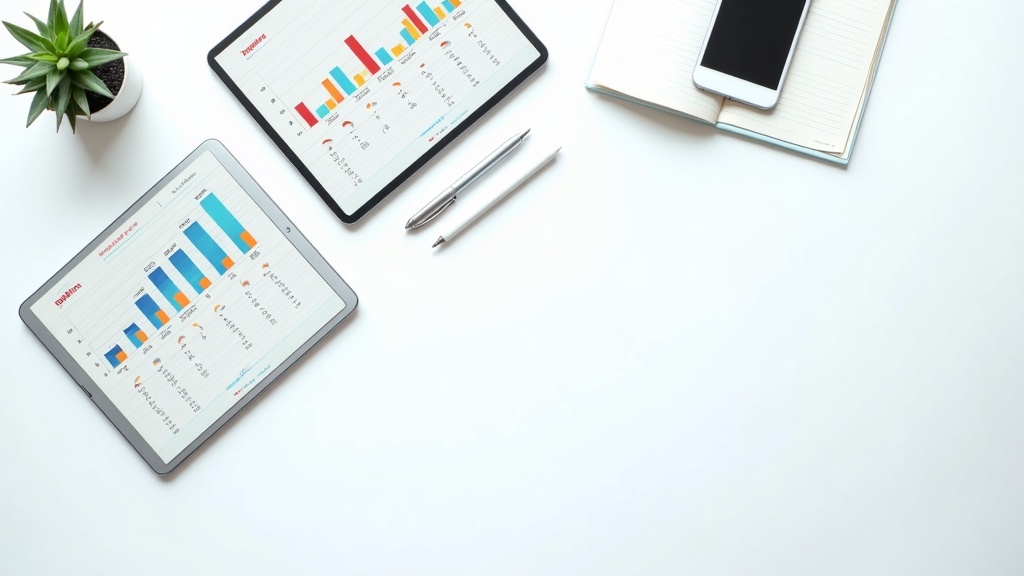 複数のデバイスでレンタルサーバーのスペックと料金を比較している様子