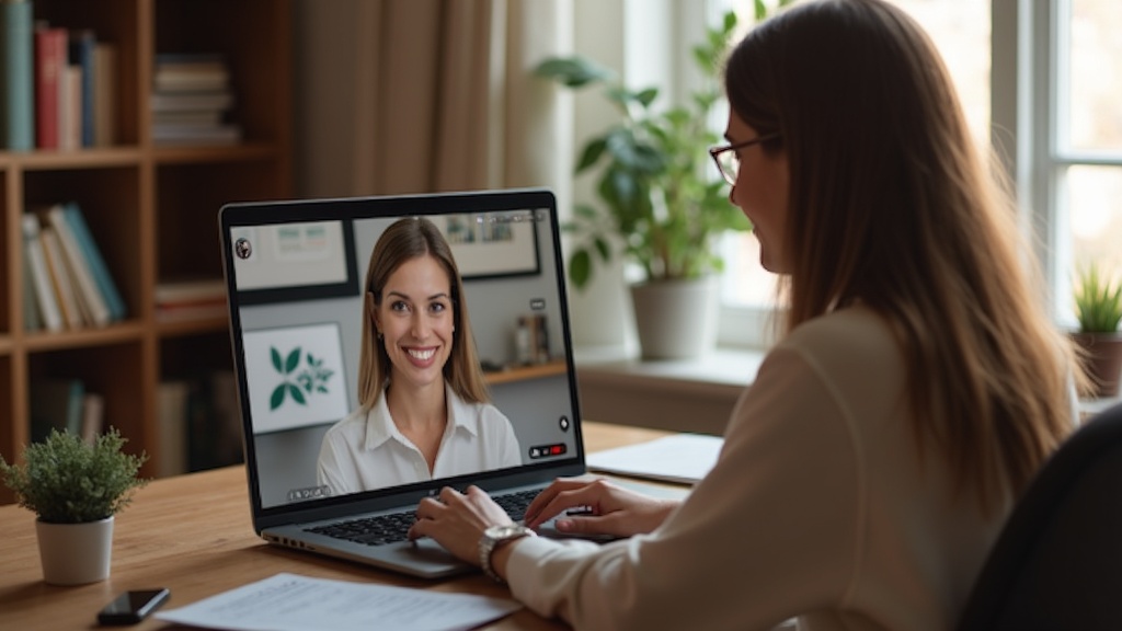 現役エンジニアとオンラインメンタリングでマンツーマン指導を受けている様子