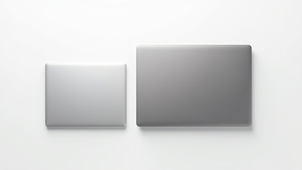 テレワーク向けノートPC複数台を並べたスペック比較イメージ