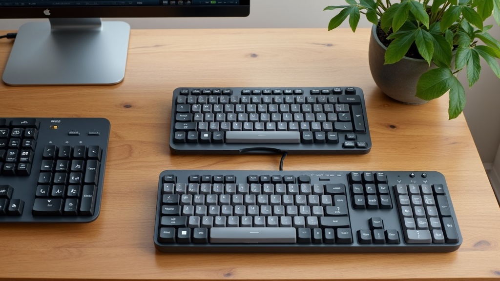 一体型・分割型・テント型など複数のエルゴノミクスキーボードの種類比較