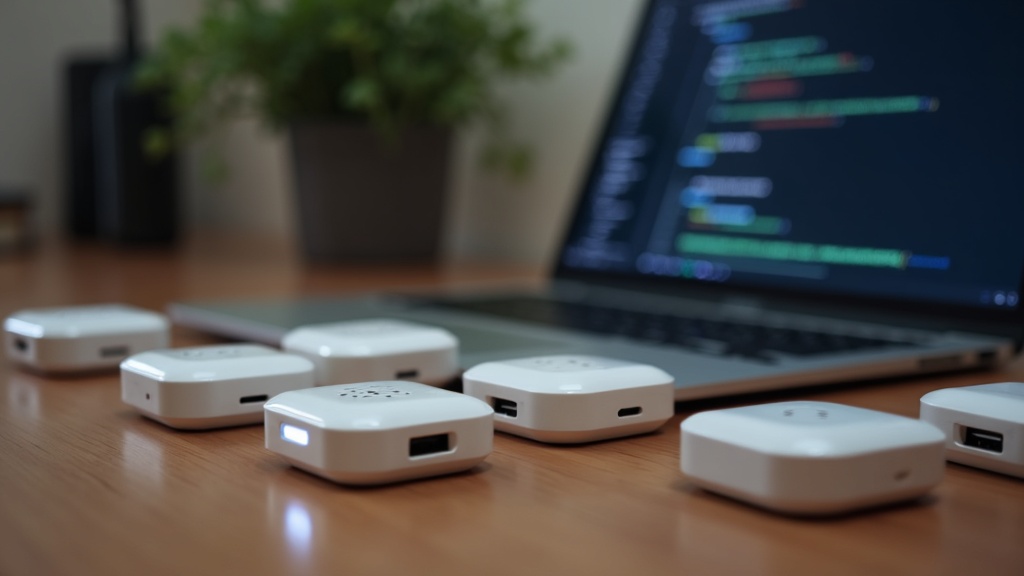 おすすめポケットWiFi端末複数台をノートPCの横に並べたレビュー用製品写真