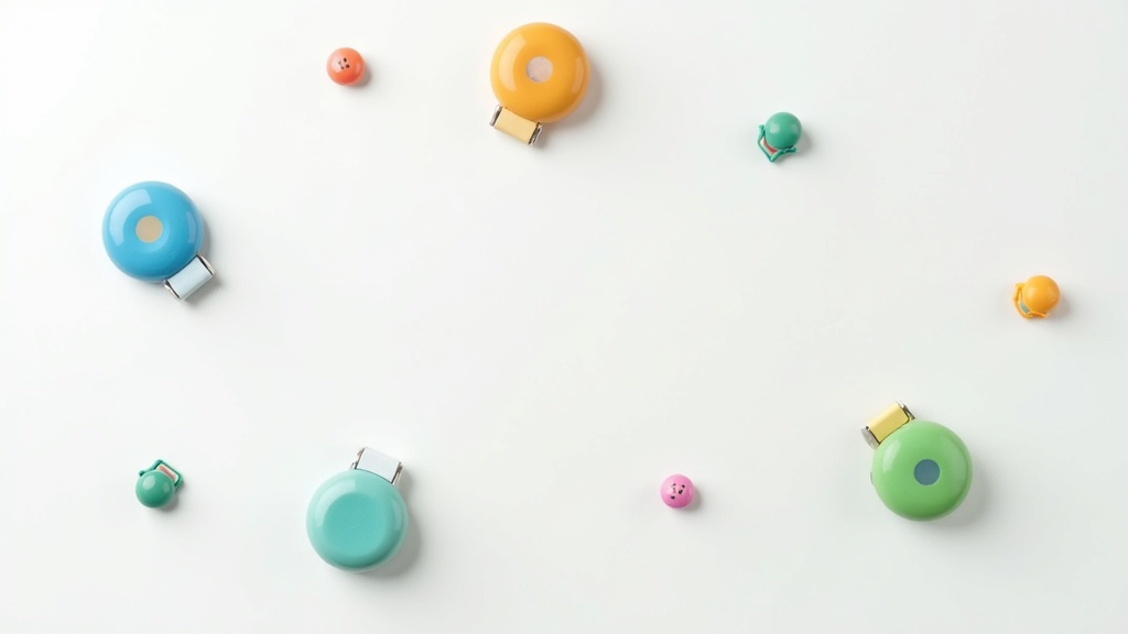 子供用GPSトラッカーとキッズスマートウォッチを並べた製品比較イメージ