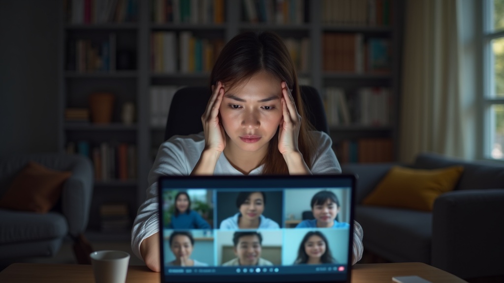 ビデオ会議中に速度制限で画面がフリーズして困る在宅ワーカー