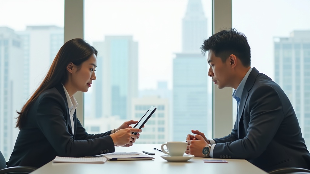 AIエンジニアが転職エージェントの担当者とキャリア相談をしている面談シーン