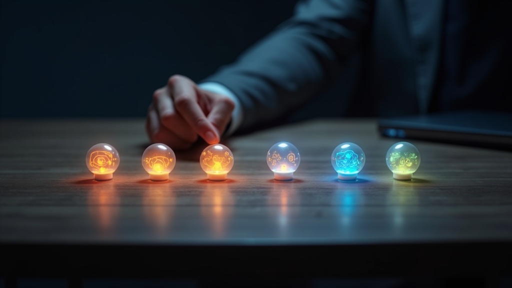 用途・費用・セキュリティの3軸で自立型AIサービスを選ぶ判断イメージ