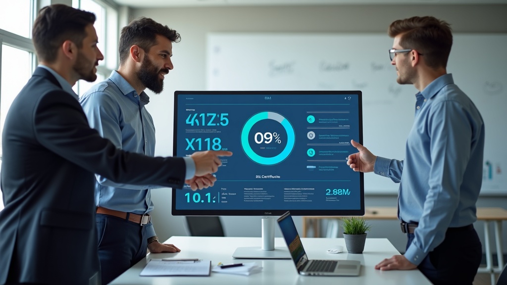法人向けサーバーのコントロールパネルをチームで共有管理するオフィスシーン