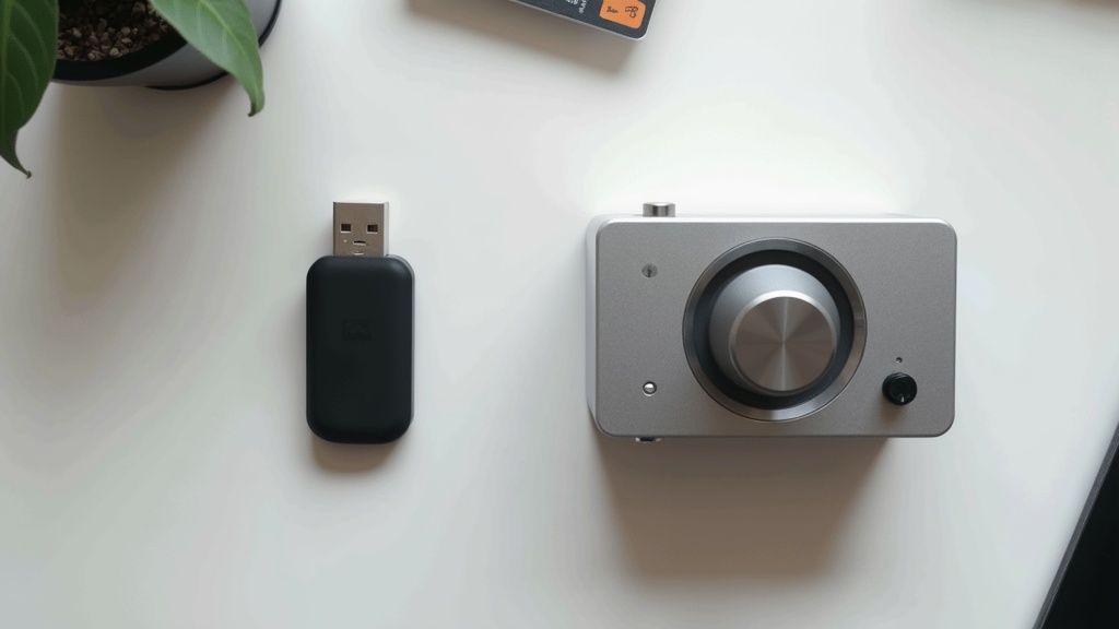 エントリー向け小型USB DACとミドルクラス据え置きDACアンプの外観比較
