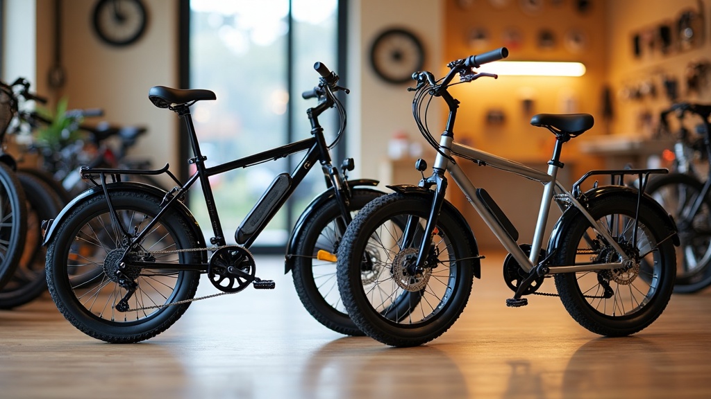 自転車ショップに並ぶエントリーモデルとハイエンドモデルのミニベロ｜予算別おすすめ折りたたみ自転車の比較
