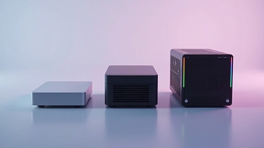 予算別に並べた3台のミニPC（エントリーからハイエンドまでの比較）